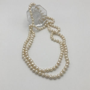 An SW Exclusive Design Handmade 40' 10mm Pearl Necklace